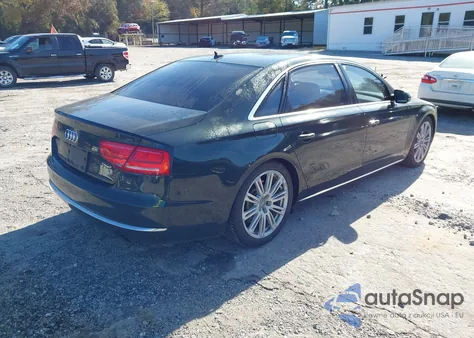 2012 Audi A8 L 4.2 из США, поврежденный, VIN WAURVAFD4CN011158